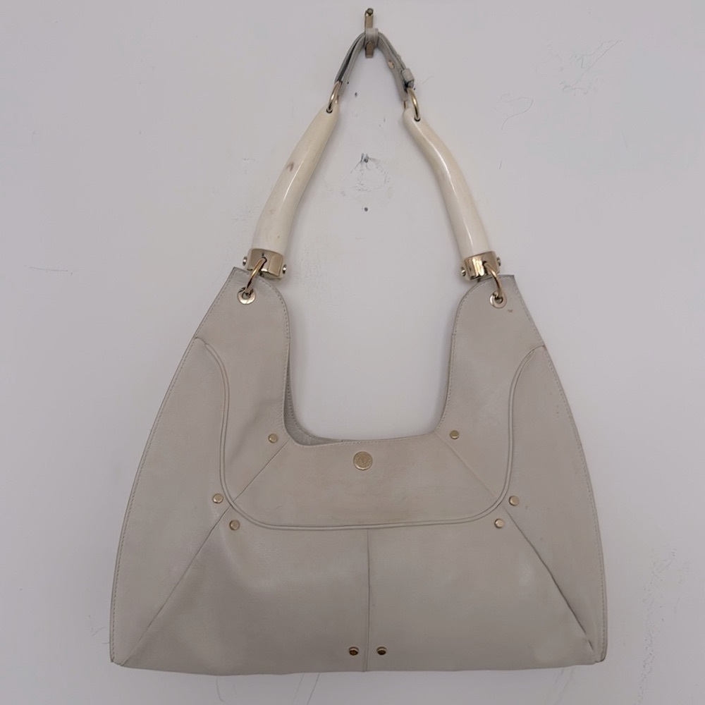 Yves Saint Laurent Ivory Mombasa Bag - Rive Gauche - Iconic Vintage - Tom Ford